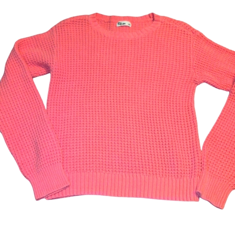 2/$20 Epic Threads rich pink waffle sweater size large